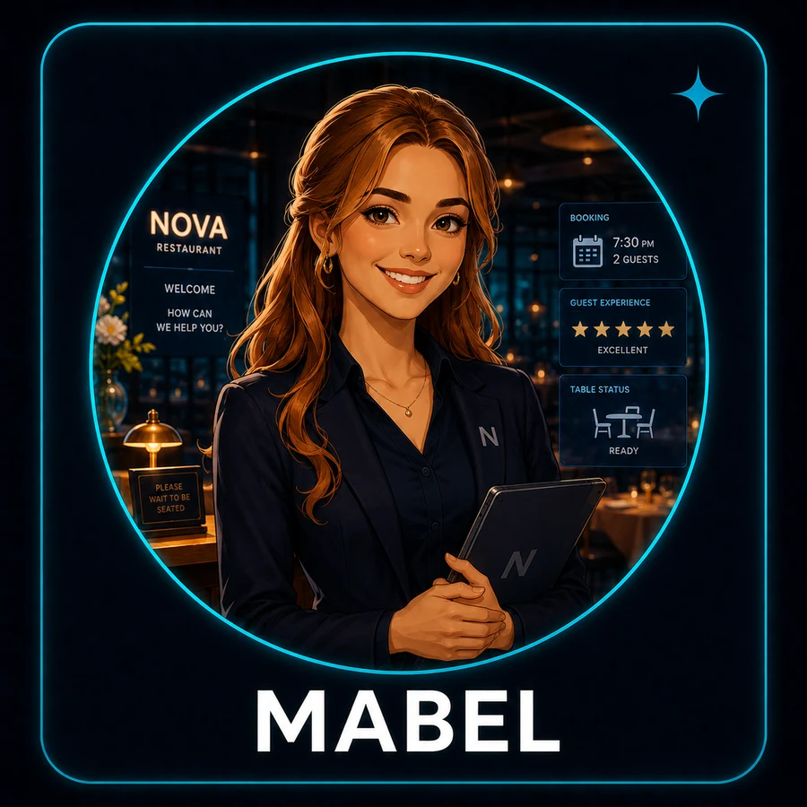 MABEL bookings and guest experience assistant portrait